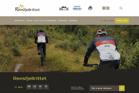 Rensfjellrittet.no Hjemmeside